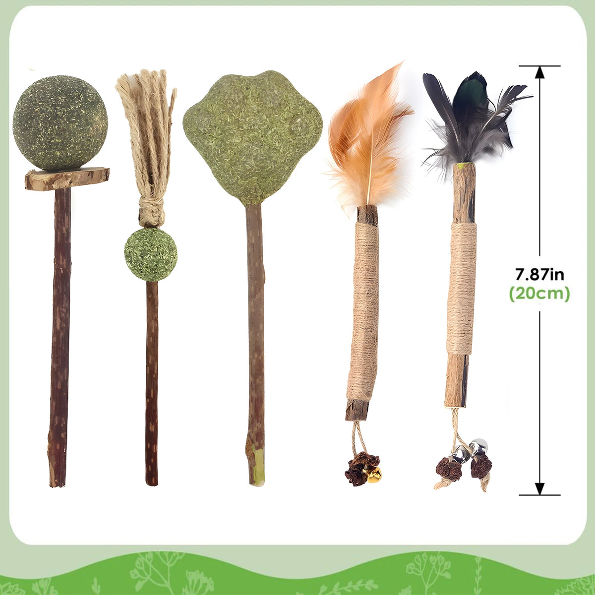 Natural Silvervine Cat Chew Sticks for Dental Care & Play