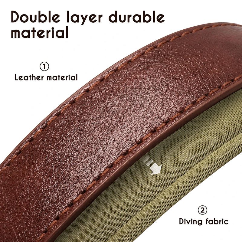 Personalisierte gepolsterte Leder-Hundehalsband mit graviertem Namensschild