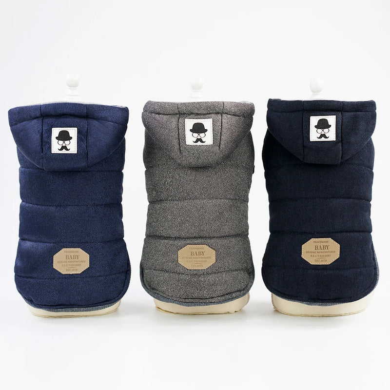 Mono de Invierno Acolchado para Perros Pequeños