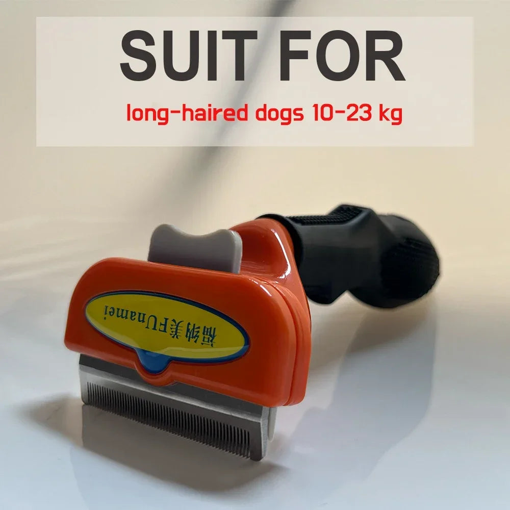 Pet Deshedding Brush for Dogs and Cats – Removes Loose Fur and Tangles