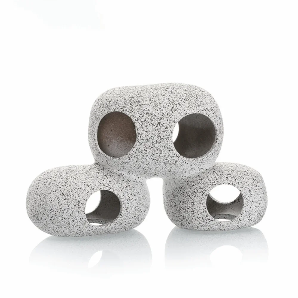 Purple Sand Aquarium Cave Hideaway with Natural Rock Finish