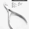 Precision Stainless Steel Cuticle Nipper for Salon-Quality Nail Care