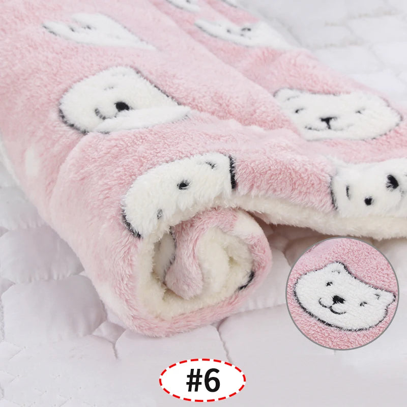 Coussin de Fleece Doux pour Animaux & Garniture de Cage