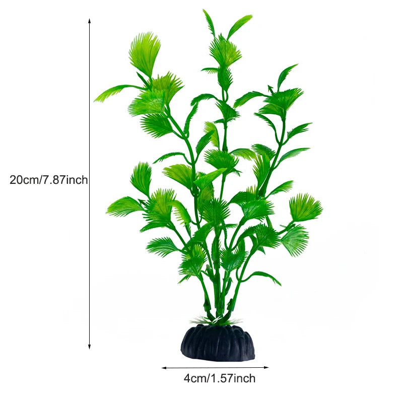 Realistic Artificial Aquarium Plants for Fish Tank Décor