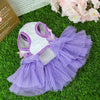 Vestido de Princesa Floral para Perro