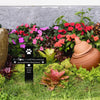 Wooden Pet Memorial Garden Stake with Paw Print