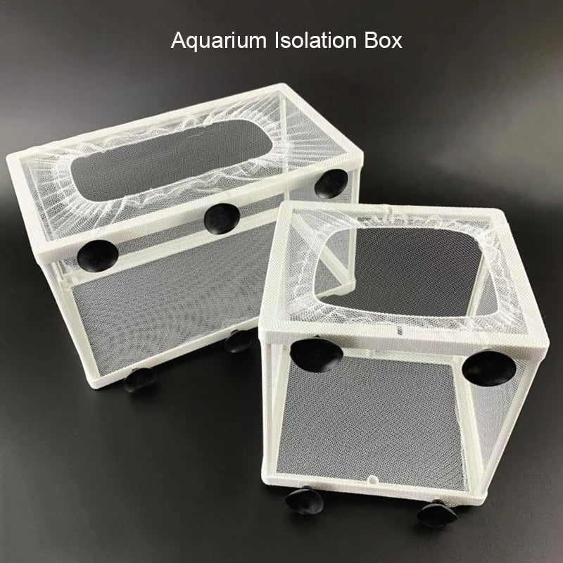 Aquarium Fish Breeding Isolation Box with Suction Cups