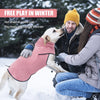 Cozy Fleece Dog Sweater with High Collar and Leg Straps