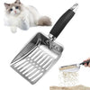 Stainless Steel Cat Litter Scoop with Long Handle