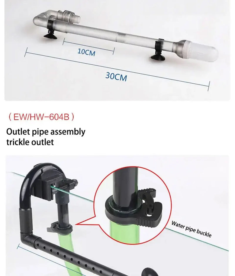 Filtre Externe pour Aquarium Sunsun avec Éponge