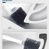 Porte-brosse WC mural réutilisable avec long manche