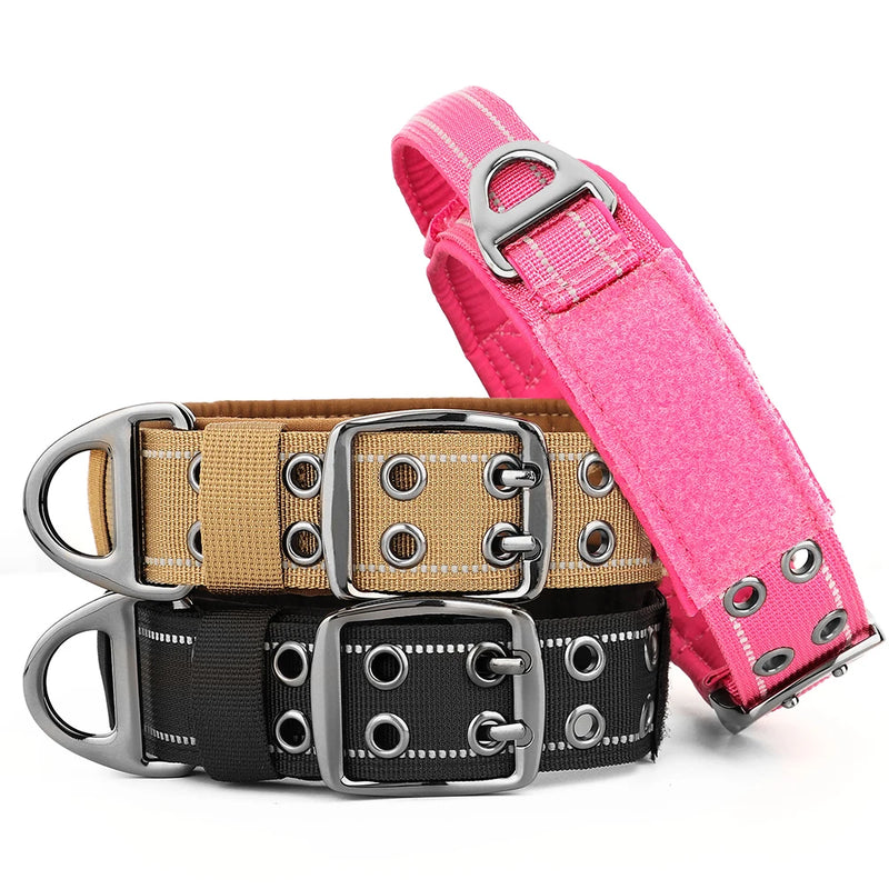 Taktisches Nylon-Hundehalsband mit Griff