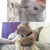 Samt-Herz-Anhänger Katzenhalsband mit Glocke