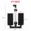 A vertical aquarium biochemical sponge filter with black and clear components.