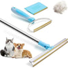 3-Piece Pet Hair Removal Tool Set with Telescopic Handle