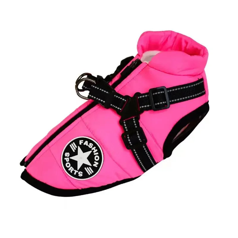 Impermeable para Perro con Arnés Integrado