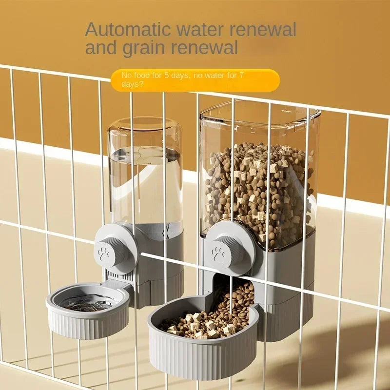 Schwerkraft-Futter- und Wasserspender für Haustiere