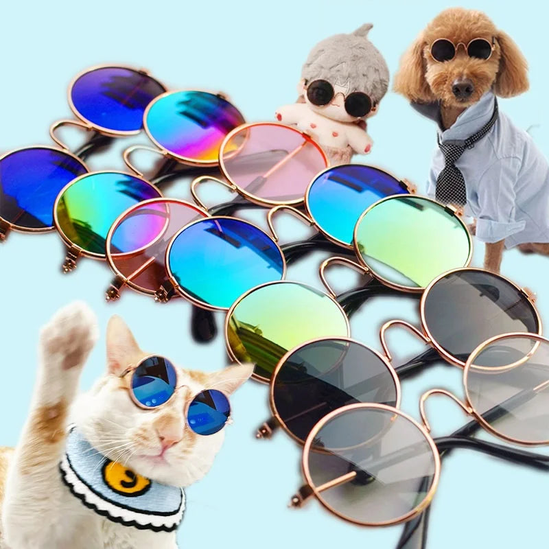 Non-Slip Pet Sunglasses for Cats & Small Dogs