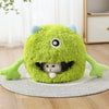Monster Cartoon Plush Cat Bed Cave with Cushion