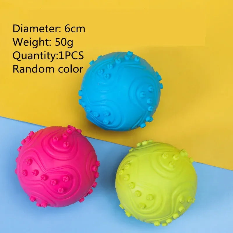 Durable Rubber Chew Toy for Small Dogs