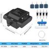 4-Outlet Aquarium Air Pump with Adjustable Oxygen Flow for Fish Tanks and Hydroponics