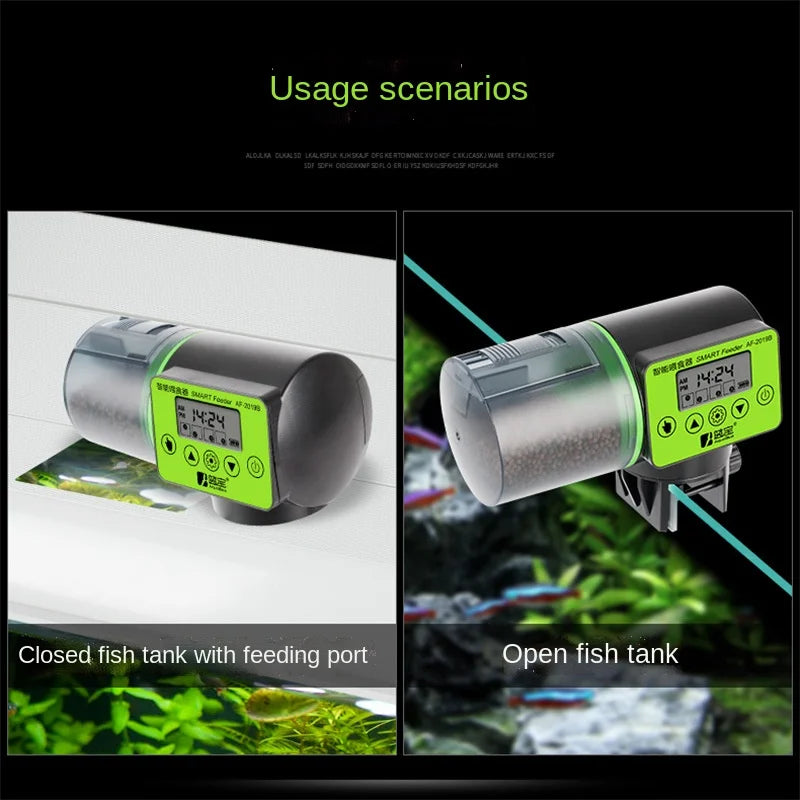 Automatic Fish Tank Feeder with Timed Dispense