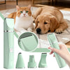4-in-1 Rechargeable Pet Grooming Kit with Dual-Speed Ceramic Blade