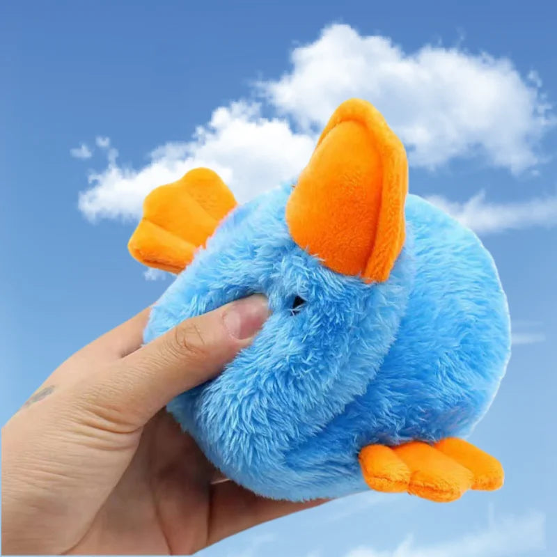 Squeaky Duck Plush Toy for Dogs and Cats
