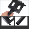 Brosse de toilettage dentelée robuste pour grands animaux