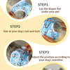 Reusable Washable Dog Diapers for Female Dogs, High Absorbency Leak-Proof Sanitary Pant