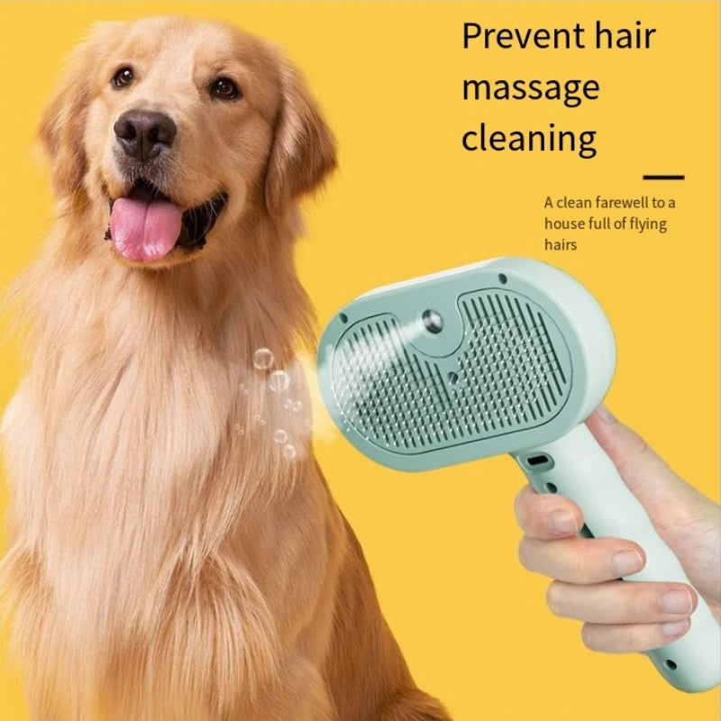 Upgraded Electric Pet Grooming Comb with Steam for Dogs and Cats
