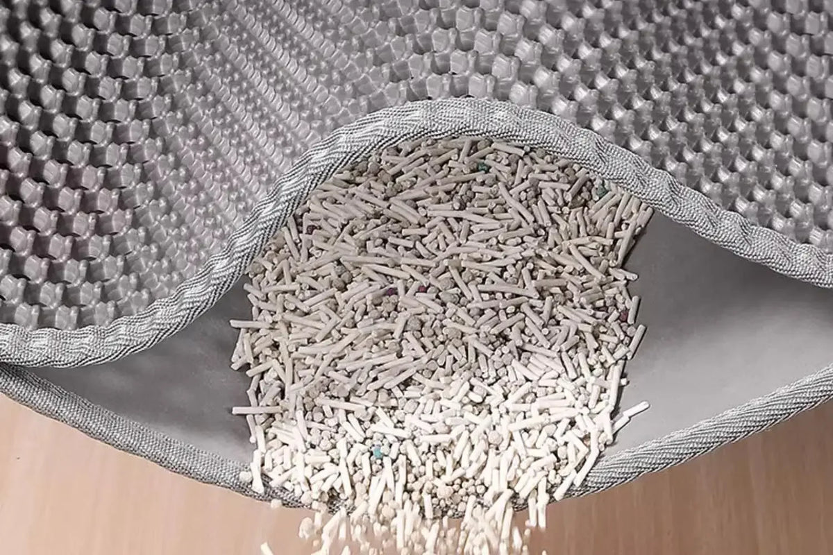 Large Double-Layer Cat Litter Mat – Waterproof, Non-Slip & Washable
