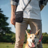 Durable Linen Dog Training Treat Pouch with Waist Belt