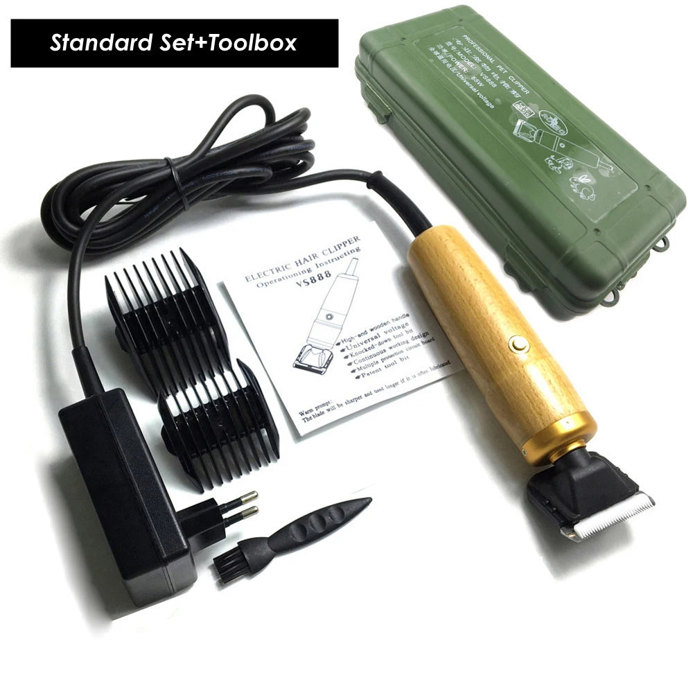 Professional 55W Corded Pet Clipper for Dogs, Cats & Large Animals