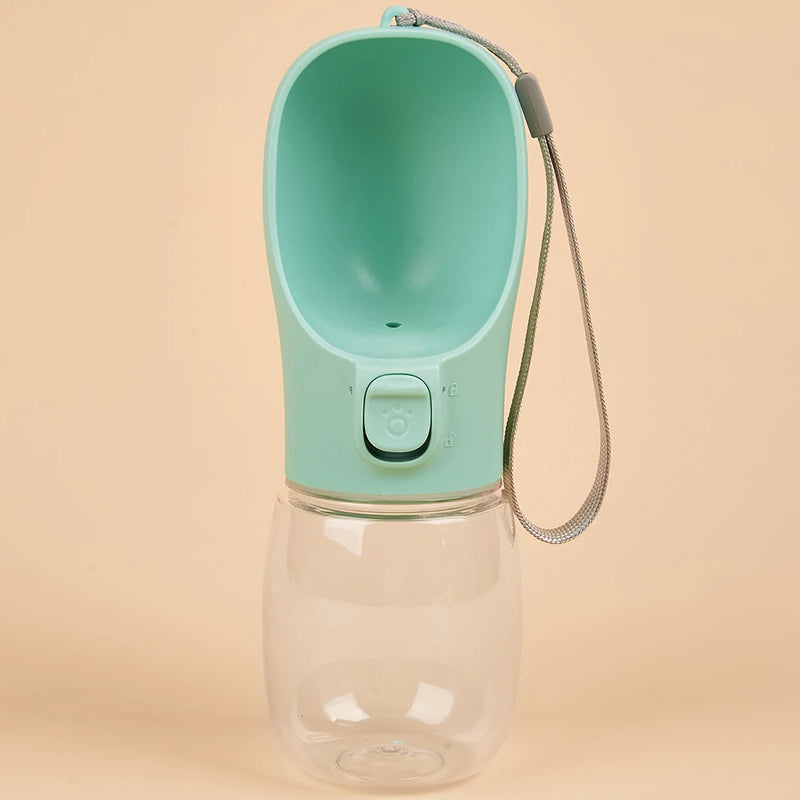 Bouteille d'eau portable pour animaux avec bol intégré