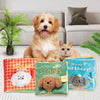 Dog Snuffle Book Toy with Squeaker, Interactive Puzzle and Slow Feeder for Small Dogs