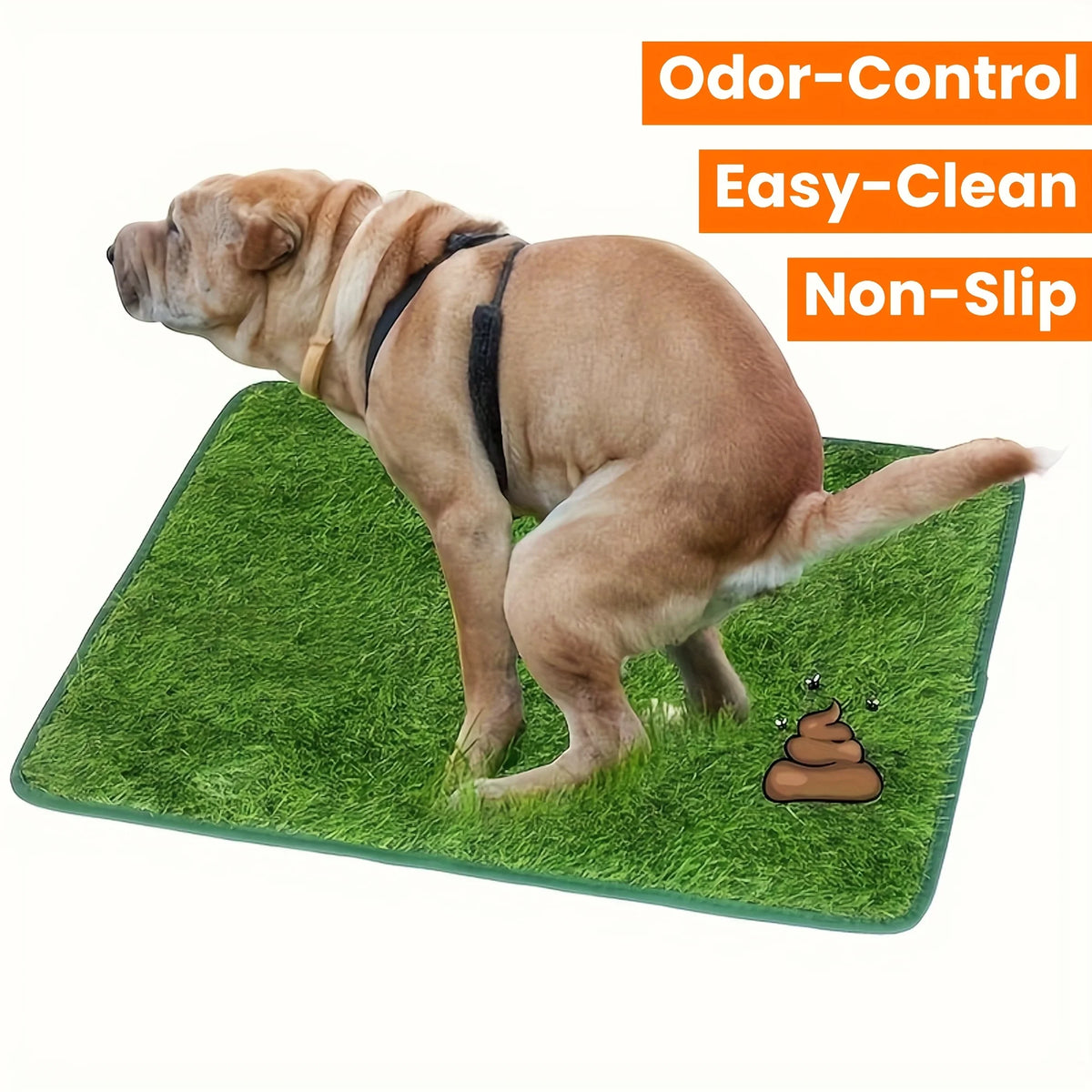 Washable Fake Grass Dog Potty Training Pad
