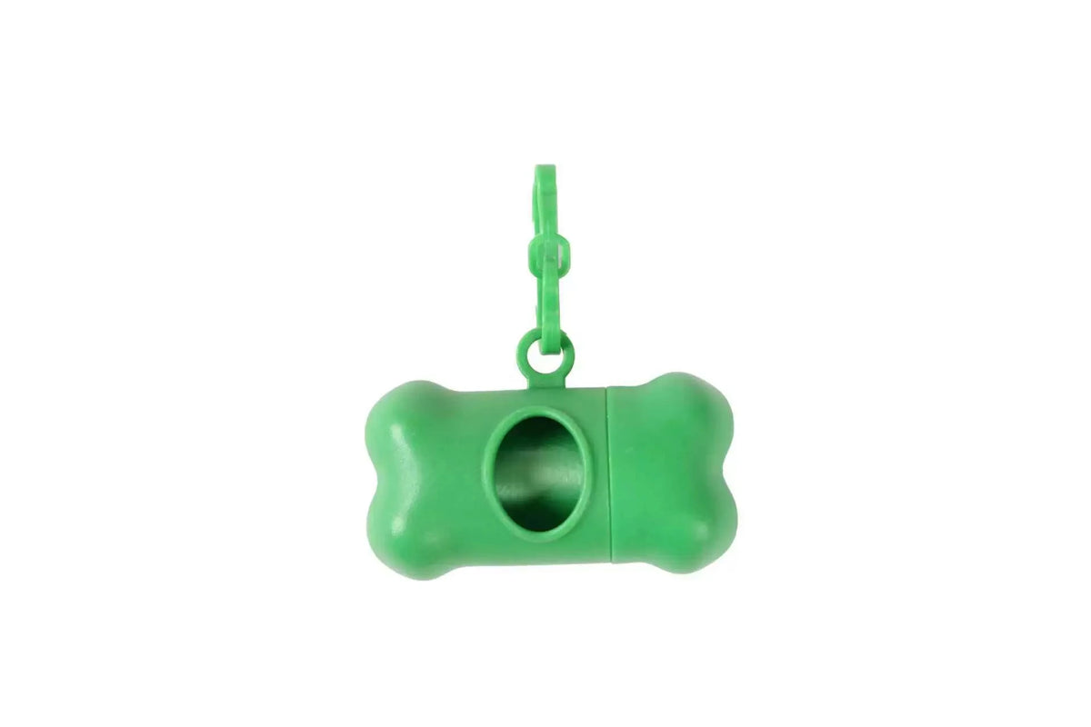 Bone-Shaped Pet Waste Bag Dispenser with Clip