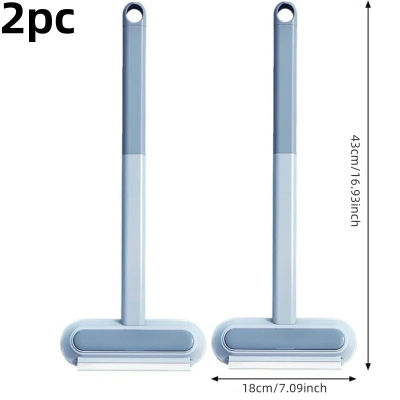Multi-Surface Pet Hair Remover Brush with Self-Cleaning Base