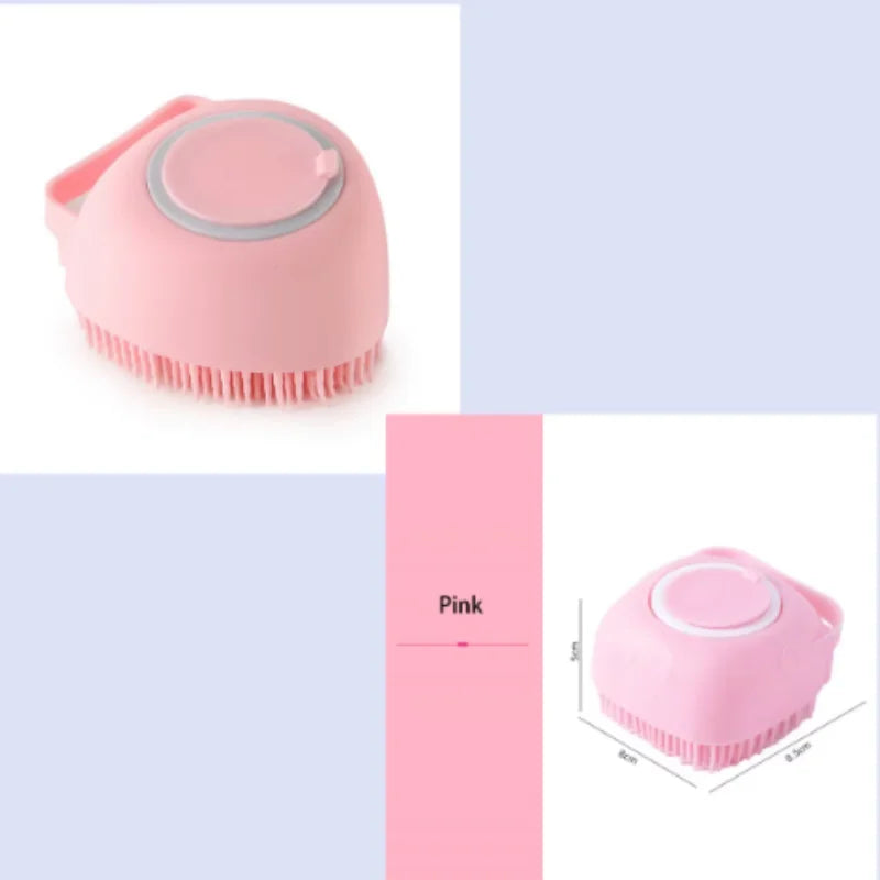 Silicone Pet Bath Massage Glove for Dogs and Cats