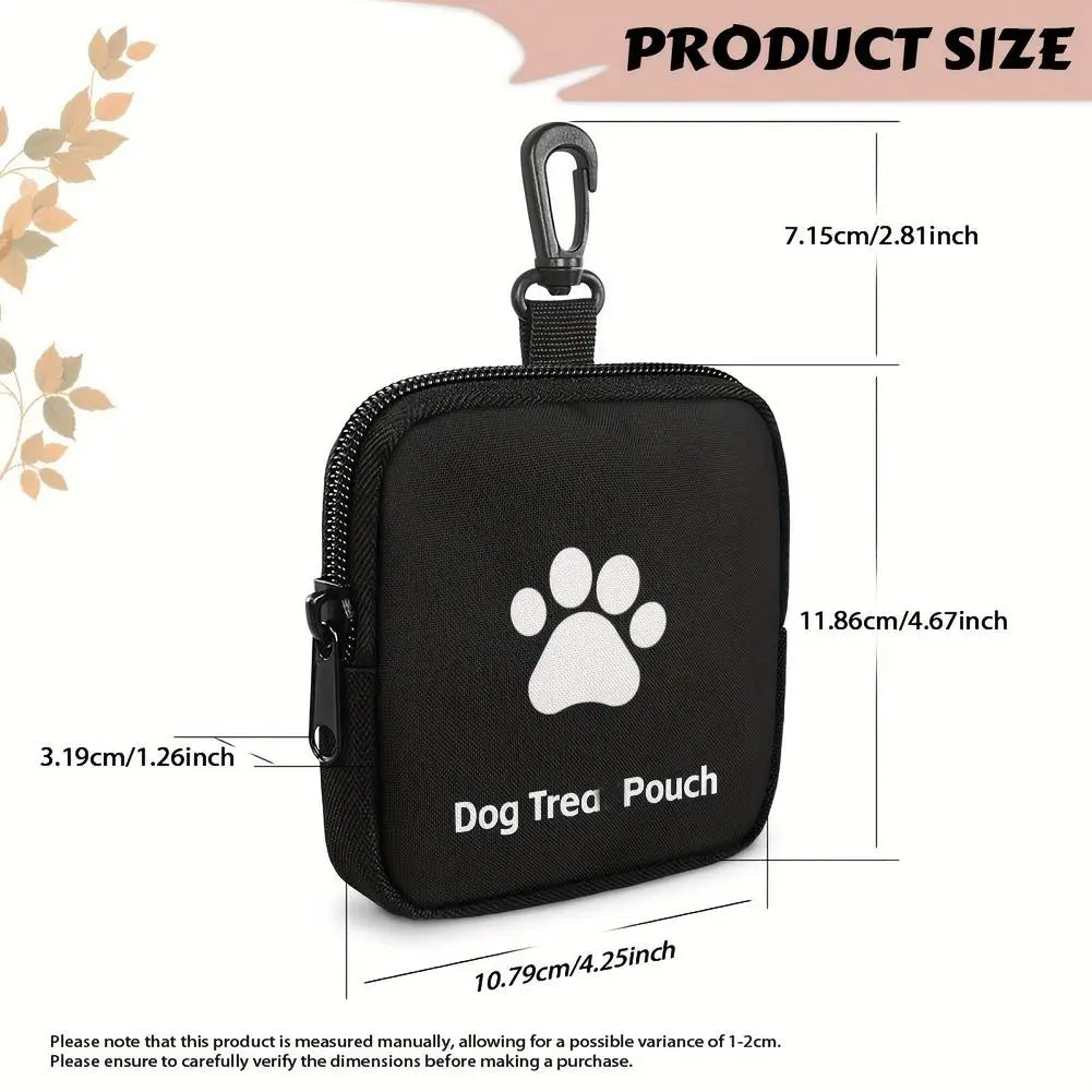 Hands-Free Pet Treat Pouch with Waist Clip