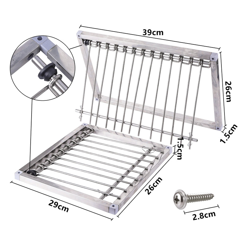 باب فخ للحمام من الفولاذ المقاوم للصدأ - إطار سلكي