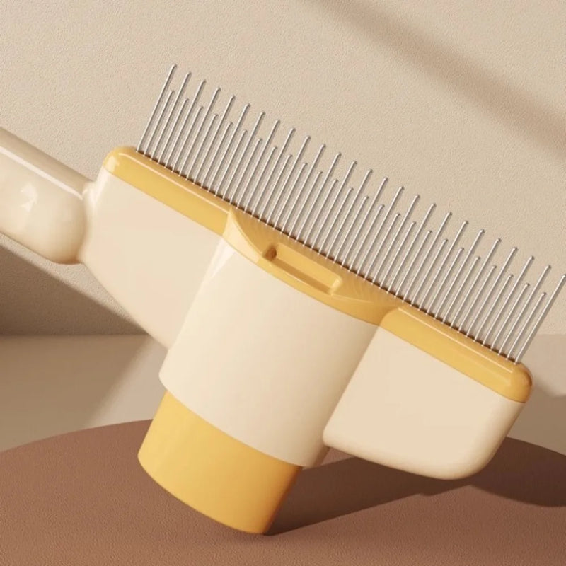 Peigne de toilettage en acier inoxydable pour animaux