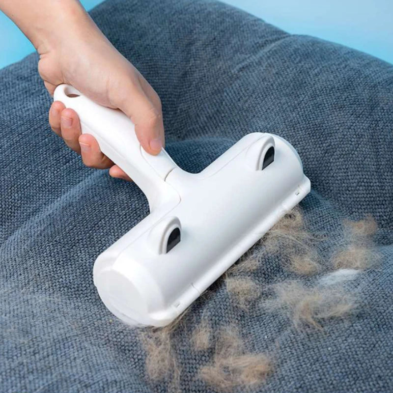 Reusable Push-Pull Pet Hair Remover Brush for Dogs and Cats