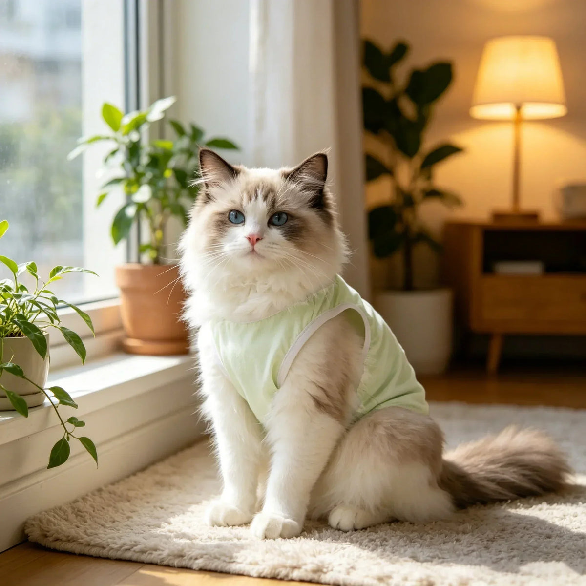 Breathable Summer Pet Vest with Fun Print – Sleeveless Casual Shirt for Small Dogs & Cats