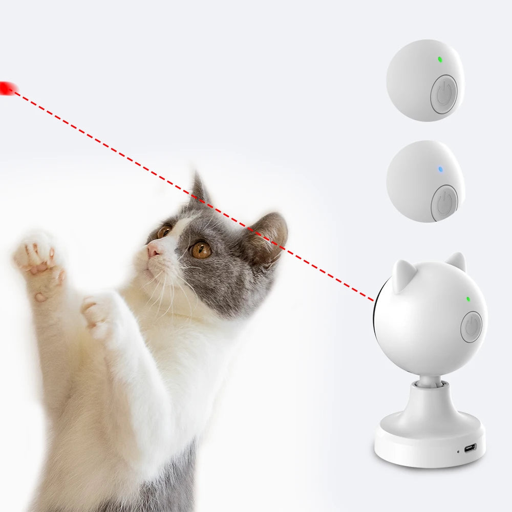 Automatic Laser Cat Toy with Motion-Activated Play