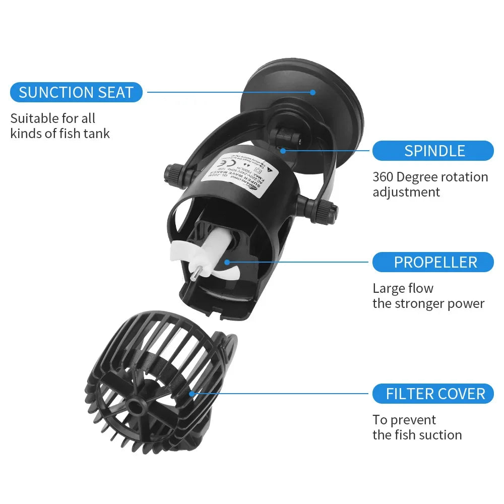 Aquarium Wave Maker Pump for Water Circulation