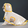 Clear Waterproof Dog Raincoat with Adjustable Hood