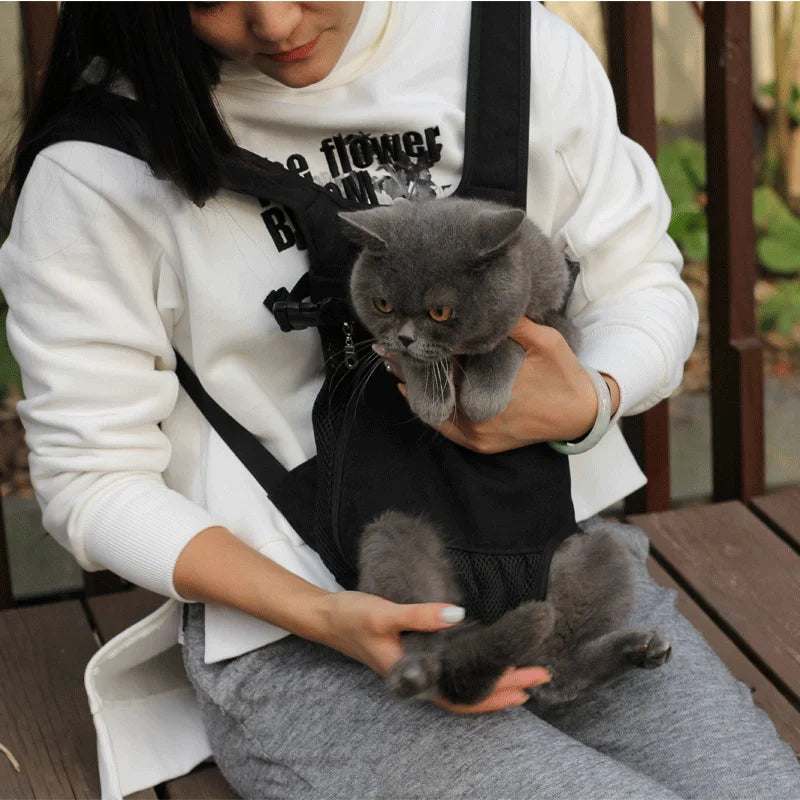 Adjustable Pet Carrier Backpack for Small Dogs and Cats