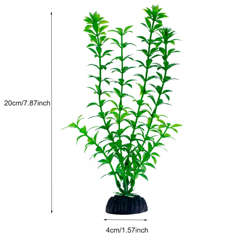 Realistic Artificial Aquarium Plants for Fish Tank Décor